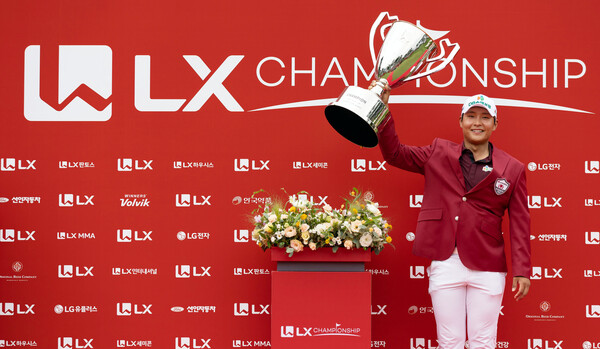 2022년 ‘LX챔피언십’에서 266타를 기록한 초대 챔피언 서요섭(27, DB손해보험).(사진제공=세마스포츠마케팅)